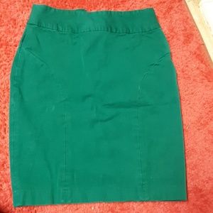 Banana Republic green mini skirt